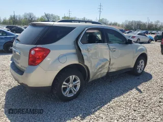 2013 Chevrolet Equinox LT with VIN 2GNALDEK6D6400971, listed as a Copart auction lot 53633555 with 142,694 mi miles and Salvage Title. Bid and sale history available at carsss.com. Image 3.