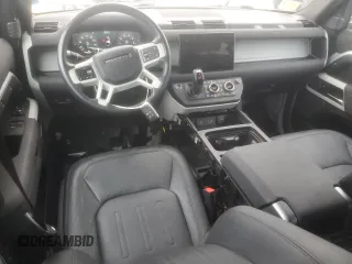 2022 Land Rover Defender SE with VIN SALEP7RU0N2106968, listed as a Copart auction lot 71045954 with 35,366 mi miles and Salvage title. Bid and sale history available at DreamBid. Image 8.