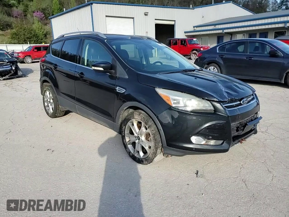 2014 Ford Escape Titanium with VIN 1FMCU9J94EUE57909, listed as a Copart auction lot 51955785 with 154,819 mi miles and Salvage Title. Bid and sale history available at DreamBid. Image 11.