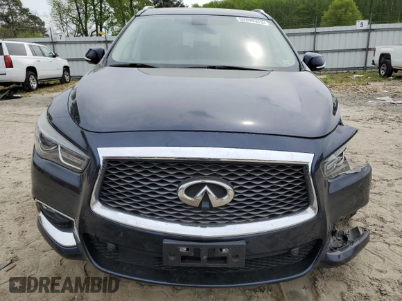 2018 Infiniti QX60 with VIN 5N1DL0MM2JC514305, listed as a Copart auction lot 52898375 with 87,131 mi miles and Salvage Title. Bid and sale history available at DreamBid. Image 5.