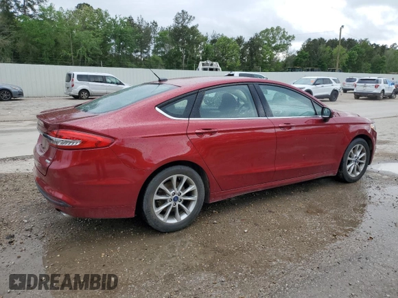 2017 Ford Fusion SE with VIN 3FA6P0HD4HR262327, listed as a Copart auction lot 50917175 with 92,969 mi miles and Salvage Title. Bid and sale history available at carsss.com. Image 3.