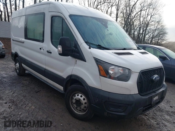 2021 Ford Transit Cargo with VIN 1FTBR2C82MKA29523, listed as a IAAI auction lot 41069336 with 195,397 mi miles and . Bid and sale history available at DreamBid. Image 1.