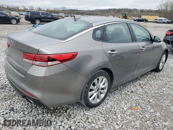 2017 Kia Optima LX with VIN 5XXGT4L31HG141026, listed as a Copart auction lot 50890795 with 62,347 mi miles and Salvage Title. Bid and sale history available at carsss.com. Image 3.