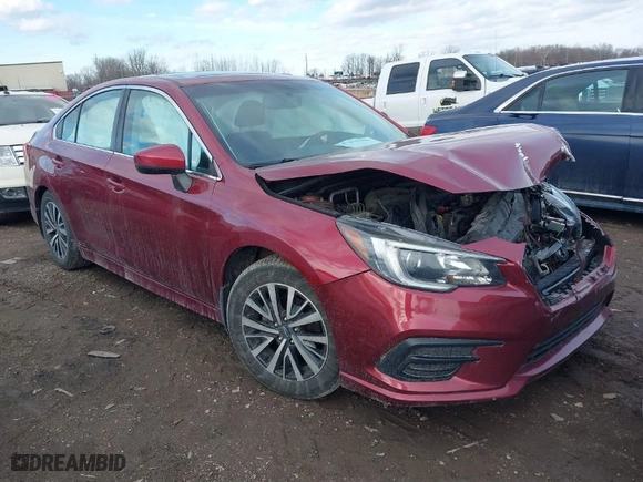 2018 Subaru Legacy Premium with VIN 4S3BNAD67J3031776, listed as a IAAI auction lot 41695865 with 71,409 mi miles. Bid and sale history available at carsss.com. Image 1.