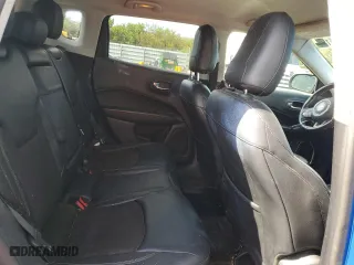 2017 Jeep Compass Latitude with VIN 3C4NJCBB5HT661167, listed as a Copart auction lot 52257515 with 75,271 mi miles and Salvage Title. Bid and sale history available at carsss.com. Image 11.