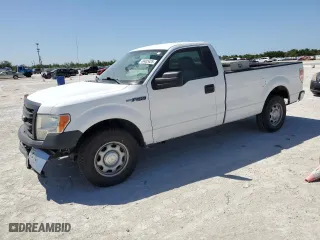 2014 Ford F-150 XL with VIN 1FTMF1CM5EKF16239, listed as a Copart auction lot 49403425 with 143,998 mi miles and Salvage Title. Bid and sale history available at carsss.com. Image 1.