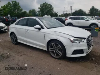 2017 Audi A3 Sedan Premium Plus with VIN WAUJ8GFF0H1029924, listed as a Copart auction lot 64680674 with 75,470 mi miles and Salvage Title. Bid and sale history available at carsss.com. Image 4.