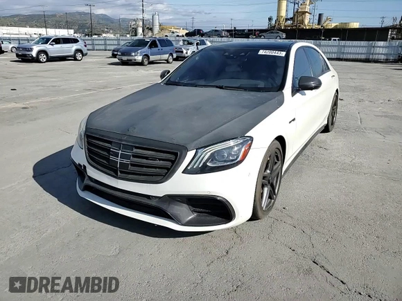 2018 Mercedes-Benz S 63 AMG with VIN WDDUG8JB6JA418611, listed as a Copart auction lot 74200443 with 43,380 mi miles and . Bid and sale history available at DreamBid. Image 11.