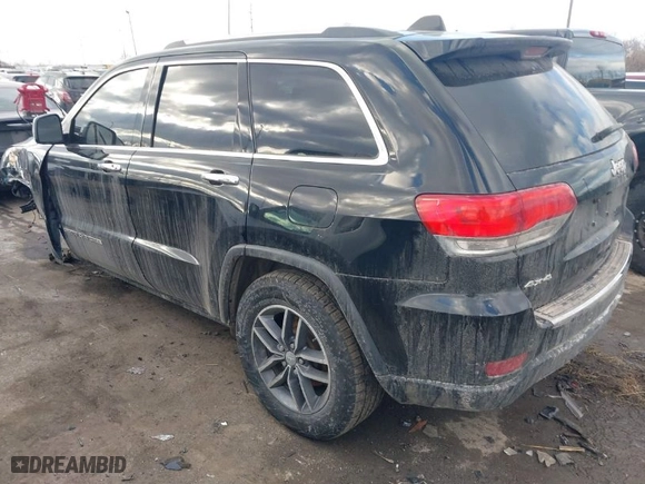 2017 Jeep Grand Cherokee Limited with VIN 1C4RJFBG3HC902184, listed as a IAAI auction lot 41441238 with 87,840 mi miles. Bid and sale history available at carsss.com. Image 3.