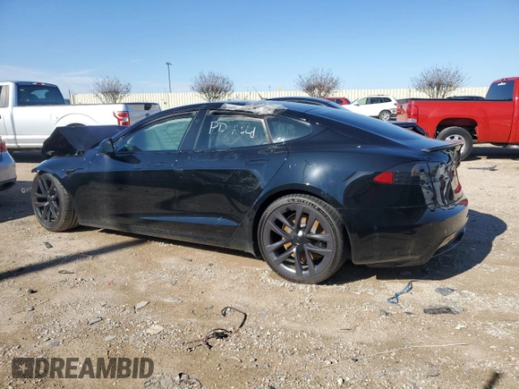 2021 Tesla Model S Long Range with VIN 5YJSA1E51MF439988, listed as a Copart auction lot 78455674 with Not provided miles and Salvage title. Bid and sale history available at DreamBid. Image 2.