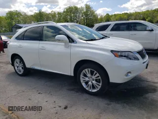 2011 Lexus RX 450h with VIN JTJBC1BA3B2420951, listed as a Copart auction lot 54869515 with 128,716 mi miles and Salvage Title. Bid and sale history available at DreamBid. Image 4.