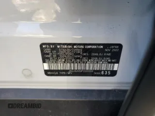 2023 Mitsubishi Outlander SE with VIN JA4J4UA89PZ020302, listed as a Copart auction lot 49296665 with 66,518 mi miles and Salvage Title. Bid and sale history available at carsss.com. Image 13.