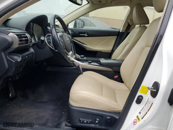 2014 Lexus IS 250 with VIN JTHCF1D25E5011632, listed as a Copart auction lot 49142025 with 127,191 mi miles and Salvage Title. Bid and sale history available at carsss.com. Image 7.