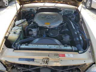 1987 Mercedes-Benz 560 with VIN WDBBA48D3HA058841, listed as a Copart auction lot 76201444 with 143,825 mi miles and Salvage Title. Bid and sale history available at carsss.com. Image 11.