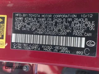2013 Lexus ES 300h z VIN JTHBW1GGXD2010589, wystawiony jako IAAI lot #42149715 z przebiegiem 174 252 mil mil oraz . Historia ofert i sprzedaży dostępna na DreamBid. Obrazek 9.