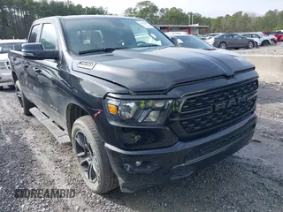 2023 Ram 1500 Big Horn with VIN 1C6SRFBTXPN617970, listed as a IAAI auction lot 41532459 with 40,014 mi miles. Bid and sale history available at carsss.com. Image 1.