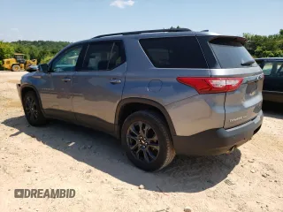 2019 Chevrolet Traverse High Country with VIN 1GNEVJKW6KJ256307, listed as a Copart auction lot 65735285 with 124,550 mi miles and Salvage title. Bid and sale history available at DreamBid. Image 2.