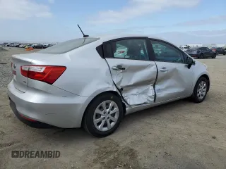 2016 Kia Rio LX with VIN KNADM4A3XG6677356, listed as a Copart auction lot 54021065 with 139,451 mi miles and Salvage Title. Bid and sale history available at carsss.com. Image 3.