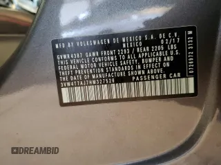 2017 Volkswagen Jetta GLI z VIN 3VW4T7AJ7HM327526, wystawiony jako Copart lot #52936635 z przebiegiem 41 036 mil mil oraz Szkoda całkowita • Salvage title. Historia ofert i sprzedaży dostępna na DreamBid. Obrazek 13.