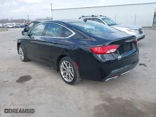 2015 Chrysler 200 C with VIN 1C3CCCEG2FN610445, listed as a IAAI auction lot 41759325 with 143,620 mi miles. Bid and sale history available at carsss.com. Image 3.