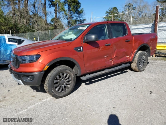 2019 Ford Ranger XL with VIN 1FTER4FHXKLB10457, listed as a Copart auction lot 46922625 with 41,633 mi miles and Salvage Title. Bid and sale history available at carsss.com. Image 1.