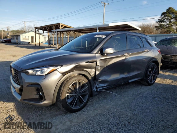 2023 Infiniti QX50 Sport с VIN 3PCAJ5FAXPF102707, выставлен на аукционе Copart как лот 36262643 с пробегом 1 594 миль миль и . История ставок и продаж доступна на DreamBid. Изображение 1.