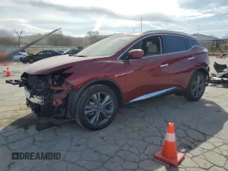 2023 Nissan Murano Platinum with VIN 5N1AZ2DS2PC121411, listed as a Copart auction lot 45659785 with 12,597 mi miles and Salvage Title. Bid and sale history available at carsss.com. Image 1.