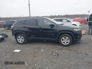 2022 Jeep Compass Sport with VIN 3C4NJCAB9NT213978, listed as a IAAI auction lot 41787199 with 29,142 mi miles and . Bid and sale history available at carsss.com. Image 14.