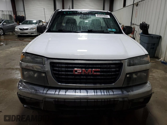 2011 GMC Canyon Work Truck with VIN 1GTC5LF97B8126897, listed as a Copart auction lot 85994964 with 326,900 mi miles and Salvage Title. Bid and sale history available at carsss.com. Image 5.
