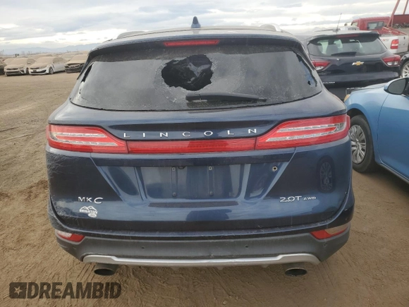 2017 Lincoln MKC Premiere with VIN 5LMCJ1D94HUL56201, listed as a Copart auction lot 86556314 with Not Provided miles and Salvage Title. Bid and sale history available at DreamBid. Image 6.