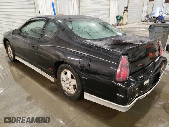 2002 Chevrolet Monte Carlo SS with VIN 2G1WX15K029224277, listed as a Copart auction lot 83575934 with 150,513 mi miles and Salvage Title. Bid and sale history available at carsss.com. Image 2.