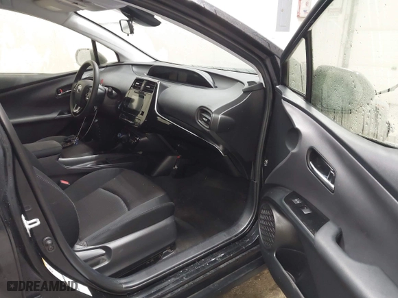 2019 Toyota Prius LE with VIN JTDL9RFU7K3012052, listed as a IAAI auction lot 41605304 with 53,860 mi miles. Bid and sale history available at carsss.com. Image 5.