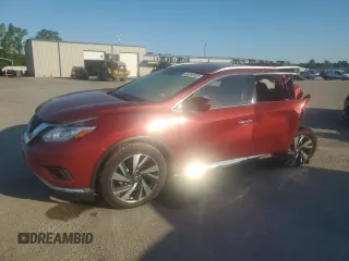 2016 Nissan Murano SL z VIN 5N1AZ2MG3GN110725, wystawiony jako Copart lot #53287025 z przebiegiem 109 379 mil mil oraz Szkoda całkowita • Salvage title. Historia ofert i sprzedaży dostępna na DreamBid. Obrazek 1.