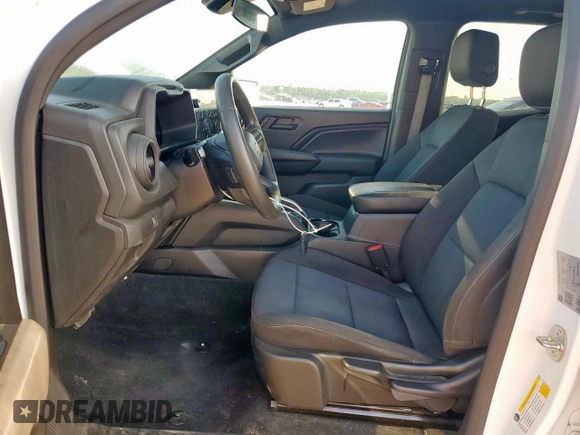 2023 Chevrolet Colorado 2WD Work Truck with VIN 1GCPSBEK5P1136711, listed as a Copart auction lot 65025115 with 29,219 mi miles and Salvage title. Bid and sale history available at DreamBid. Image 7.