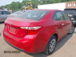 2018 Toyota Corolla L with VIN 2T1BURHE9JC965125, listed as a IAAI auction lot 42404116 with 91,219 mi miles and . Bid and sale history available at DreamBid. Image 4.