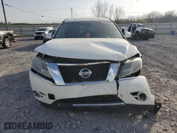 2016 Nissan Pathfinder SV with VIN 5N1AR2MN6GC645865, listed as a Copart auction lot 49036805 with 120,170 mi miles and Salvage Title. Bid and sale history available at carsss.com. Image 5.