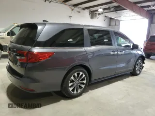 2024 Honda Odyssey EX-L with VIN 5FNRL6H69RB069598, listed as a Copart auction lot 53810215 with 5,789 mi miles and Salvage Title. Bid and sale history available at DreamBid. Image 3.