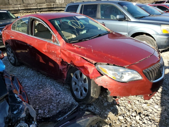 2014 Buick Regal Premium I with VIN 2G4GM5ER2E9175284, listed as a Copart auction lot 42518515 with Not provided miles and Salvage title. Bid and sale history available at DreamBid. Image 4.