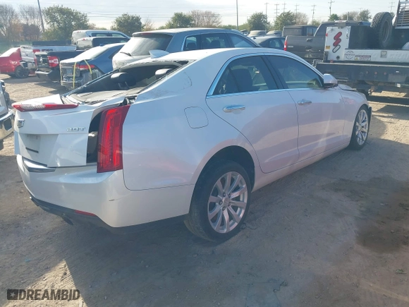 2017 Cadillac ATS Sedan RWD with VIN 1G6AA5RX0H0187852, listed as a IAAI auction lot 41143275 with 158,825 mi miles. Bid and sale history available at carsss.com. Image 4.