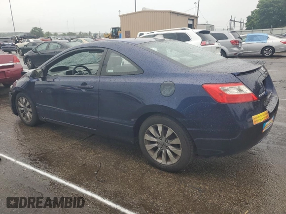 2009 Honda Civic Cpe EX with VIN 2HGFG128X9H502068, listed as a Copart auction lot 61962254 with 0 mi miles and Salvage Title. Bid and sale history available at carsss.com. Image 2.
