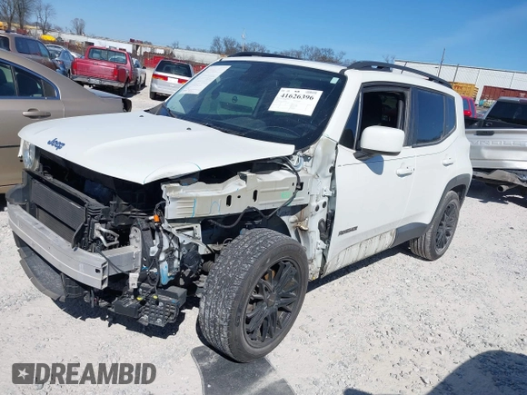 2015 Jeep Renegade Latitude with VIN ZACCJABT2FPC31041, listed as a IAAI auction lot 41626396 with 93,956 mi miles. Bid and sale history available at carsss.com. Image 2.
