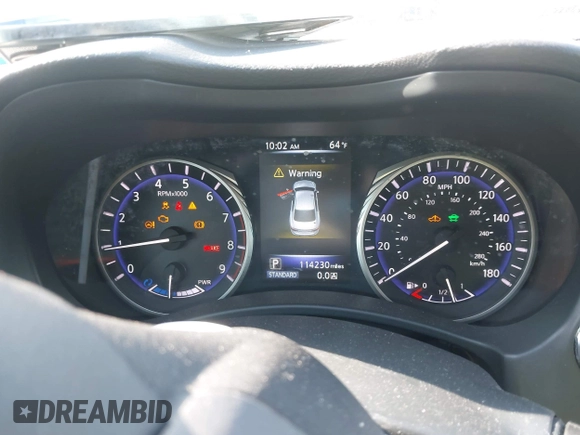 2014 Infiniti Q50 Hybrid Premium with VIN JN1AV7AP4EM691014, listed as a IAAI auction lot 41984130 with 114,230 mi miles and . Bid and sale history available at DreamBid. Image 7.