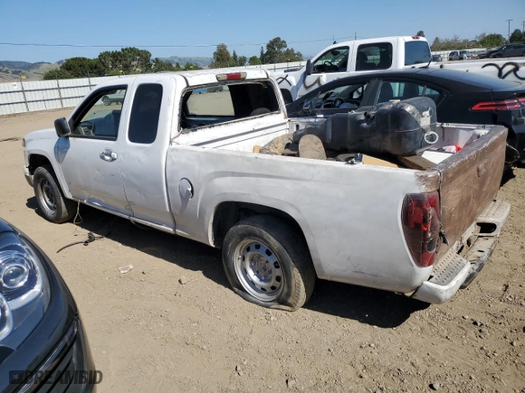 2009 Chevrolet Colorado Work Truck with VIN 1GCCS19E398130302, listed as a Copart auction lot 54581554 with 0 mi miles and Salvage Title. Bid and sale history available at carsss.com. Image 2.