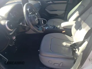 2018 Audi A3 Premium Plus with VIN WAUJ8GFF7J1018537, listed as a Copart auction lot 57245185 with 77,643 mi miles and Salvage title. Bid and sale history available at DreamBid. Image 7.