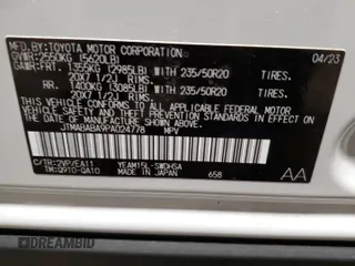 2023 Subaru Solterra Premium z VIN JTMABABA9PA024778, wystawiony jako Copart lot #72051413 z przebiegiem Nie podano mil oraz . Historia ofert i sprzedaży dostępna na DreamBid. Obrazek 12.