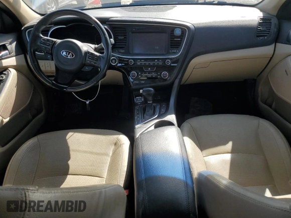2016 Kia Optima EX with VIN KNAGN4AD8G5094051, listed as a Copart auction lot 55632425 with Not Provided miles and Salvage Title. Bid and sale history available at carsss.com. Image 8.