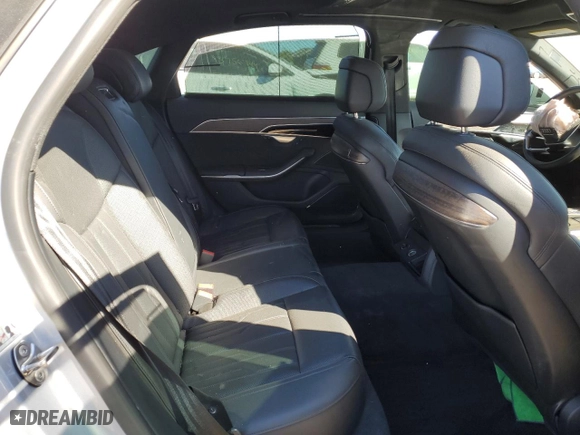 2021 Audi A8 with VIN WAU8DAF8XMN006873, listed as a Copart auction lot 73983464 with 46867 miles and Salvage Title. Bid and sale history available at carsss.com. Image 10.