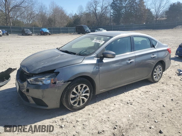2019 Nissan Sentra SV with VIN 3N1AB7AP1KY429324, listed as a Copart auction lot 46637635 with 93,926 mi miles and Salvage Title. Bid and sale history available at DreamBid. Image 1.