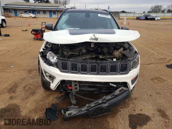 2018 Jeep Compass Trailhawk with VIN 3C4NJDDB1JT130136, listed as a Copart auction lot 47416525 with 74,662 mi miles and Salvage Title. Bid and sale history available at carsss.com. Image 5.
