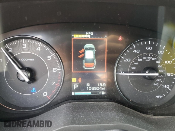 2022 Subaru Impreza z VIN 4S3GTAB62N3715770, wystawiony jako Copart lot #54493635 z przebiegiem 106 504 mil mil oraz Szkoda całkowita • Salvage title. Historia ofert i sprzedaży dostępna na DreamBid. Obrazek 9.